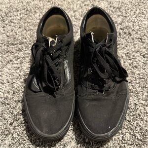 Vans Black Canvas Sneakers